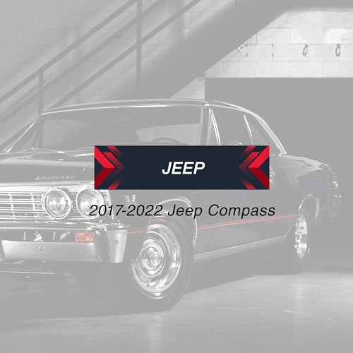 2 llaveros de repuesto para Jeep Compass 2017-2022 con control de 4 botones M3N-40821302 5