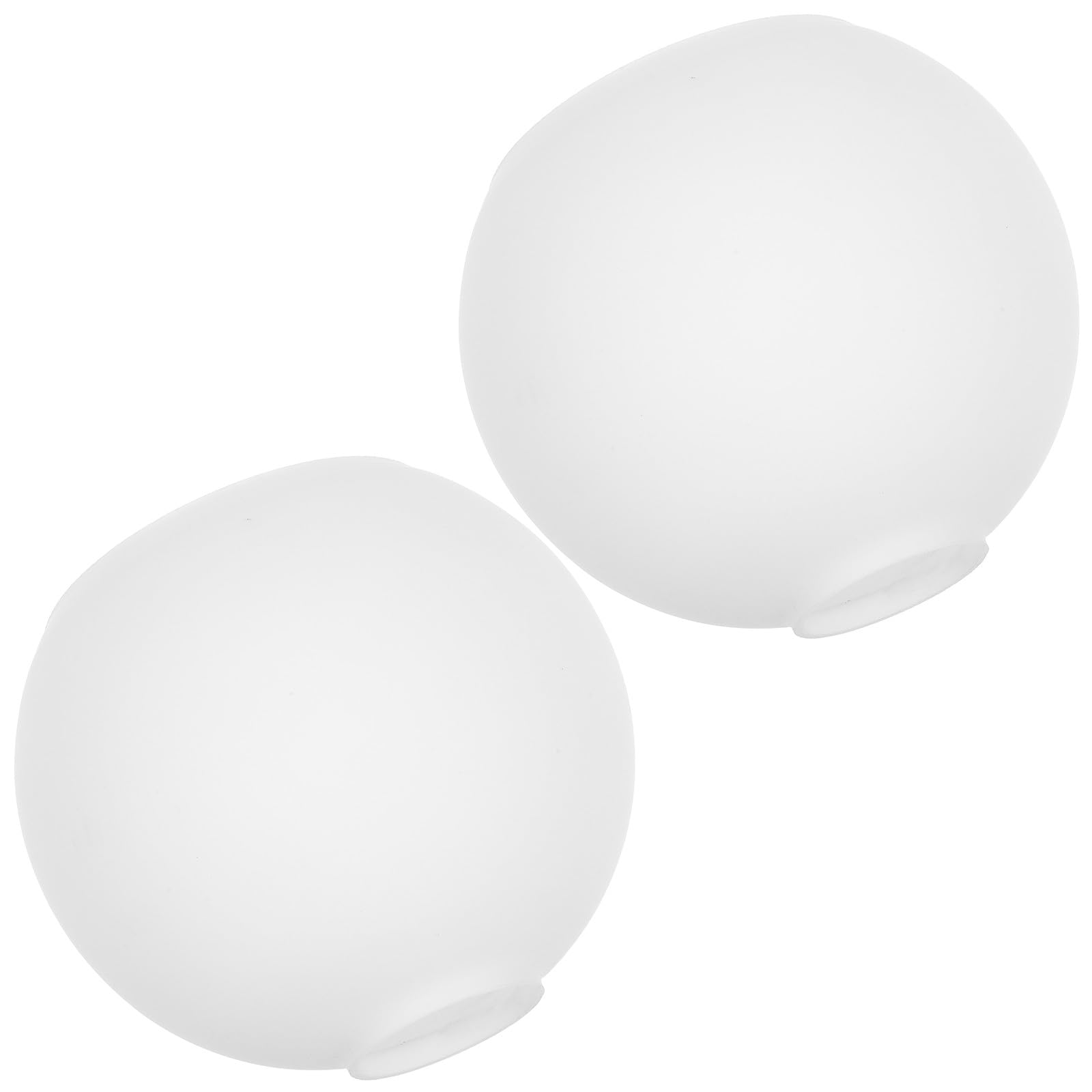 Pantalla Abertura de 42 Mm de Lámpara de Blanco Esmerilado Redonda Cubierta de Luz de Pack de 2 Piezas para Reemplazo de Lámpara Hogar y Dormitorios