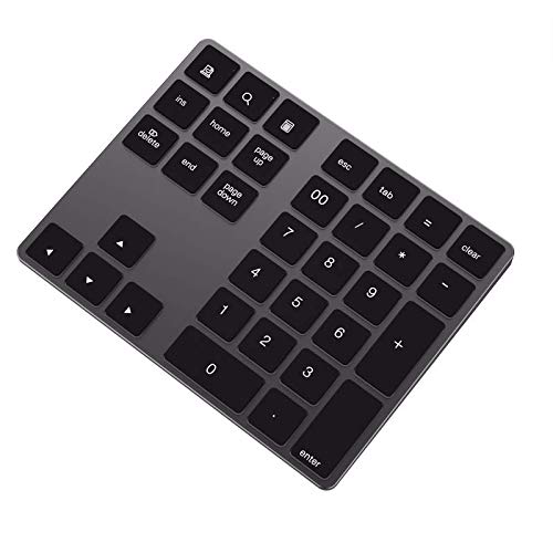 Wosonku Numeric Keypad Wireless Bluetooth for Mac Laptops PC Apple Keyboard Number Pad