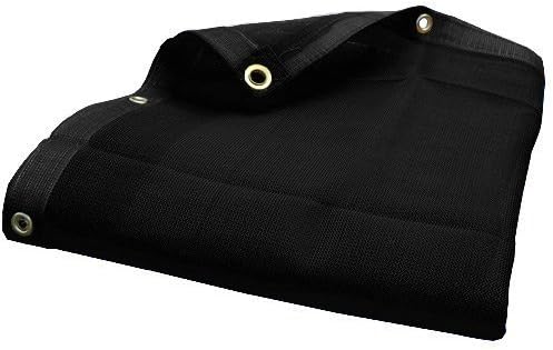 6X30 Heavy Duty Black Mesh Tarp