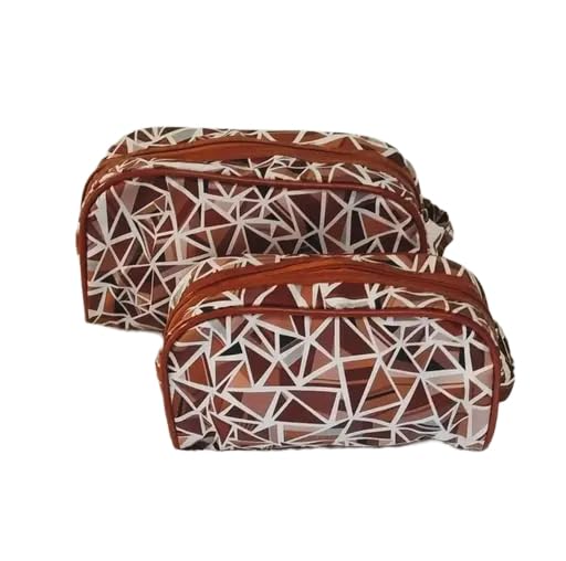 2 Piece,Rectangular Multipurpose Travel, Toiletry,Makeup Kit,Stationary Case, Pouch-image-44