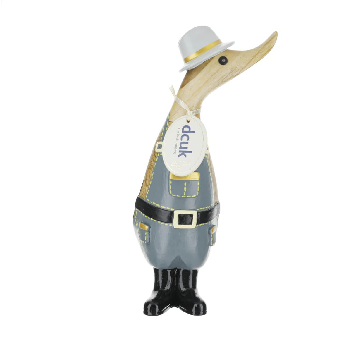 DCUK Bee Gardener Wooden Duckling - Blue Hat
