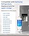 Waterdrop DA97-17376B Replacement for Samsung® HAF-Qin/EXP Refrigerator Water Filter, Pack of 3