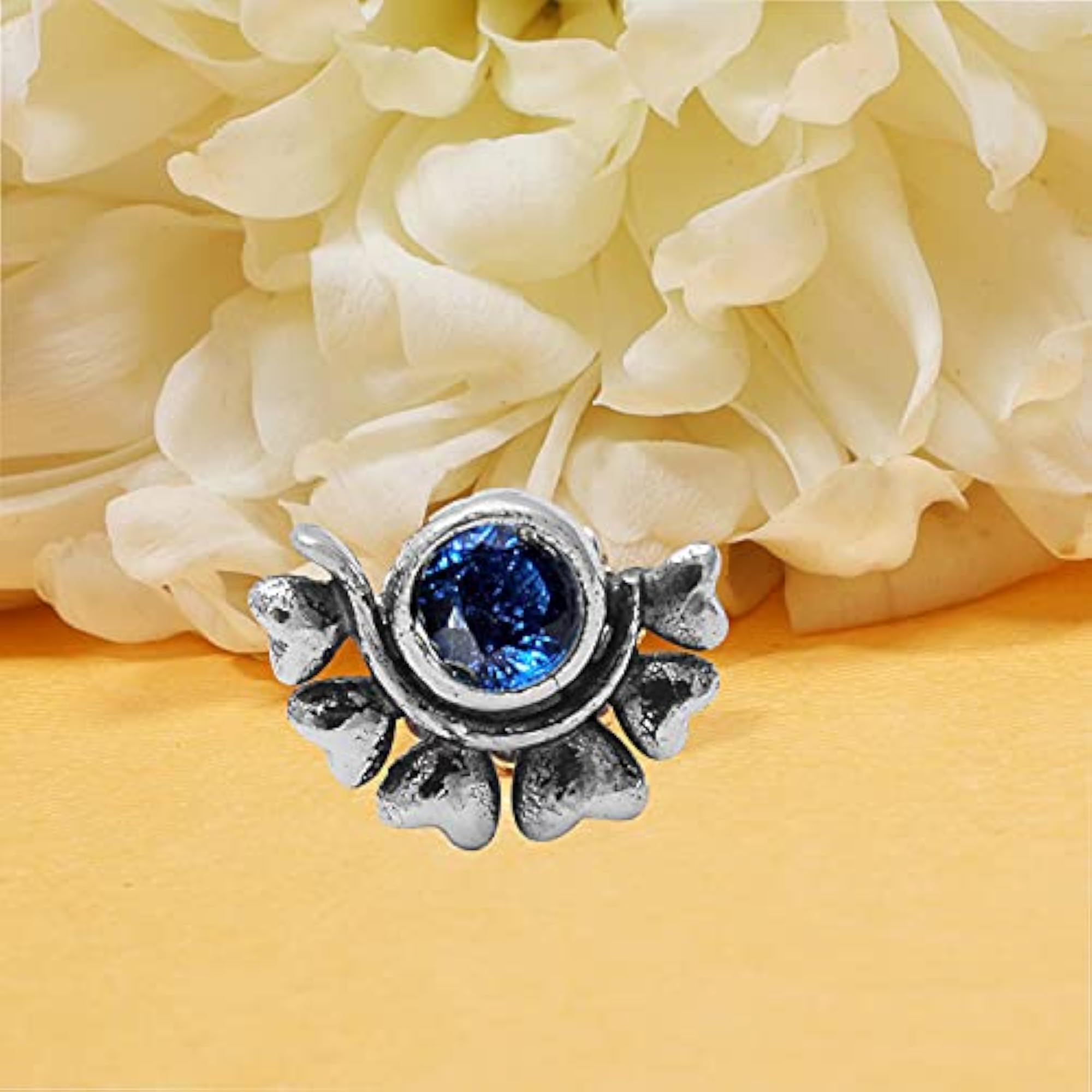 Women's Pure 92.5 Sterling Silver Wire Nose Pin, Elegant Style