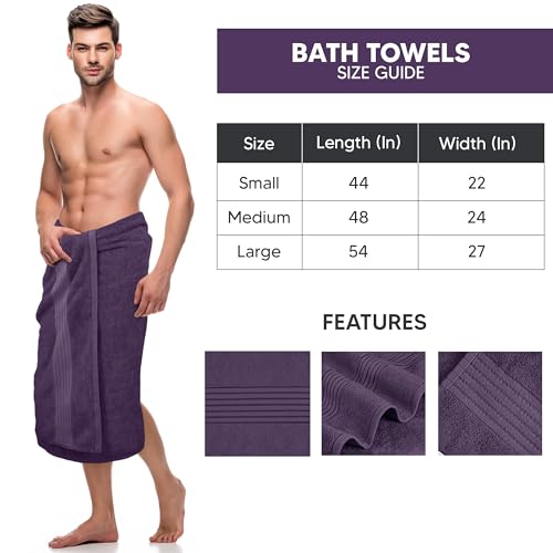 Image of Utopia Towels - Bath Towels Set, Plum - Luxurious 700 GSM 100% Ring Spun Cotton - Quick Dry, Highly Absorbent, Soft Feel Towels, Perfect for Daily Use (4-Pack)