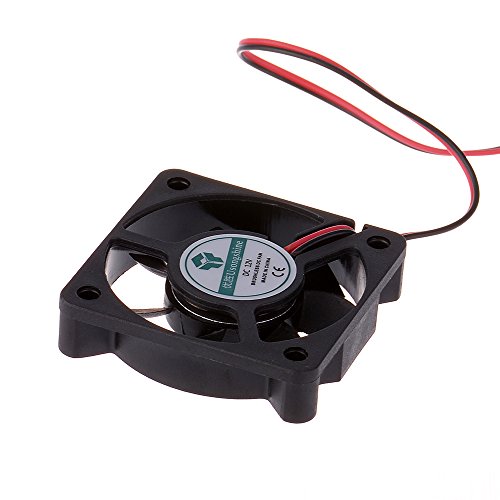 Anmbest 2Pcs 5010 Silent Brushless Cooling Fan 2 Pin Brushless 5Cm Fans Dc 12V 0.1A 50Mm X 50Mm X 10Mm For Cool 3D Printers Parts Pc Case Cpu Cooler Sleeve Bearing 7 Blades #TOP3