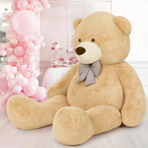Image of MaoGoLan Giant Teddy Bear 10ft Stuffed Animal, Huge Jumbo Size 10 Feet Teddy Bear Plush, Charming and Fluffy Teddy Bear for Decorations, Celebrations,Valentines Day,Baby Shower,Brown