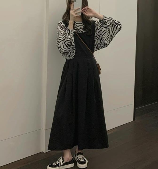 アーバンシック ブラック サスペンダースカート 未使用 美品 アーバンシック 都会的 サスペンダースカート 黒 F