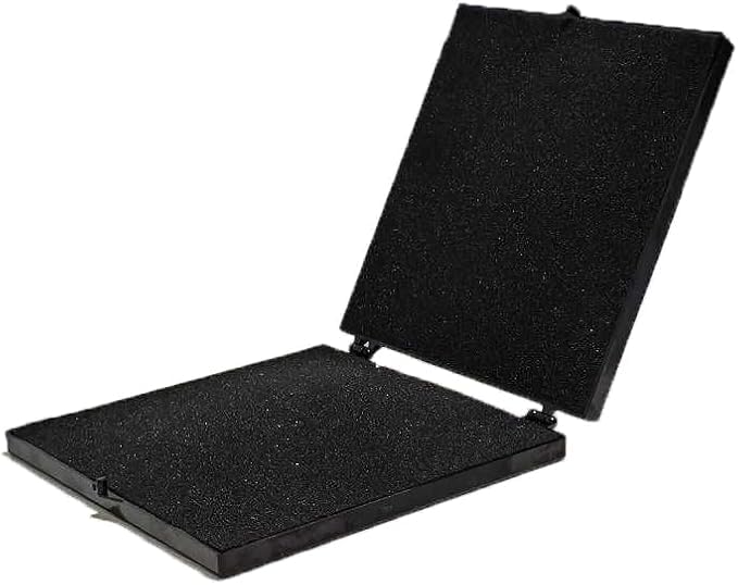 Confezione da 5 scatole portaoggetti in schiuma antistatiche ESD, per BGA, SMD, componenti elettronici (120 x 120 x 18 mm, nero intero)
