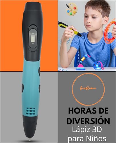 CAELLUMA · Stylo 3D pour enfants et adultes avec filament PLA écologique · 12 couleurs incluses · Léger compact et sûr créatif · Utilisation professionnelle et éducative 2 CAELLUMA · Stylo 3D pour enfants et adultes avec filament PLA écologique · 12 couleurs incluses · Léger compact et sûr créatif · Utilisation professionnelle et éducative – Image 3