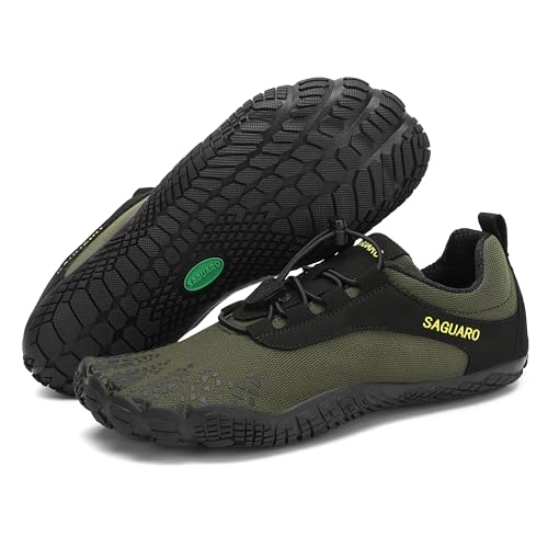 Image of SAGUARO Barefoot Shoes for Men - Wide Toe Box Zero Drop Minimalist Shoes Trail Runner Sneakers