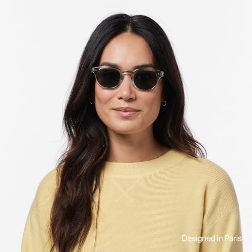 Image of IZIPIZI SUN #C Sunglasses Men & Women - Pantos with Biobased Frame, Anti-Scratch Grey Lenses, 100% UV Category 3 Protection