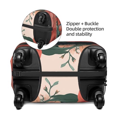 Travel Luggage Cover Mother's day bouquet Suitcase Protector Elastic Washable Stretch Suitcase Protector Anti-Scratch Travel Suitcase Cover Fit 18-32 Inch Luggage3