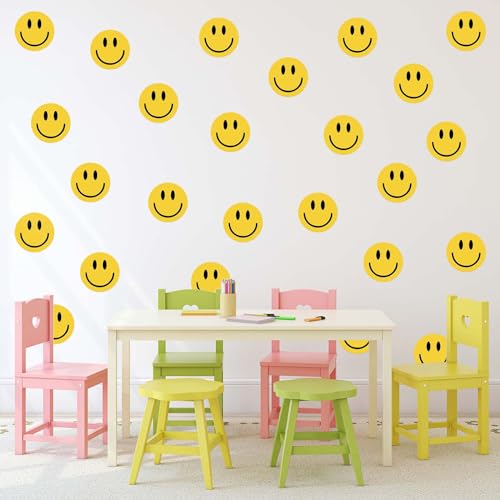 Vinilos Decorativos Smile Amarillo 9 Hojas 7.9x11.8 pulg miniatura 5