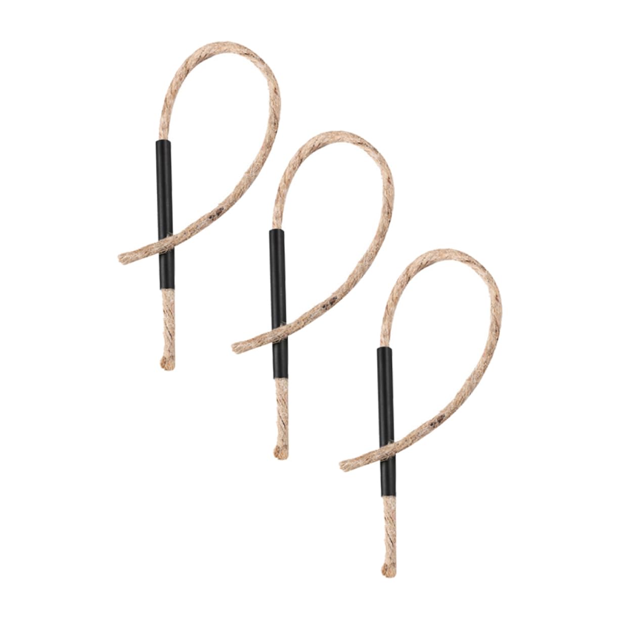 Abaodam 5 Series De Cuerda De Cera De Abejas Iniciadores De para Supervivencia Al Aire para Acampar Mecha De Pedernal Mecha De Mecha Cordón De 3 Piezas x 5