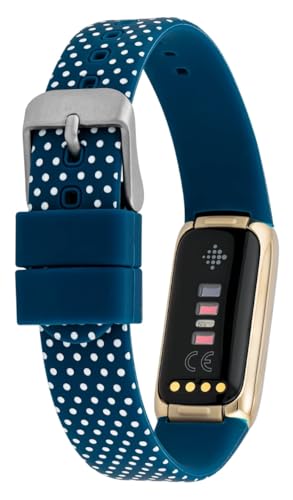 Dabney Lee Dottie Blue Silicone Band for Fitbit® Luxe