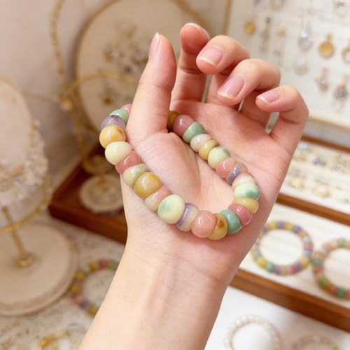 Image of Fidget Bracelet Bodhi Seed Bracelets Anxiety Fidget Bracelets Protection Healing Stretch Alleviate Anxiety Stress Protection Healing Bodhi Jewelry Gifts for Women Men