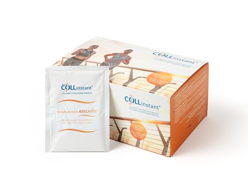 Collinstant Colágeno Hidrolizado en Sobres con Vitamina C | 96% Proteínas Puras de Alta Biodisponibilidad | Disolución Rápida | Sabor Limón | Salud Ósea y Cutánea | Halal y Kosher | Formato de Viaje