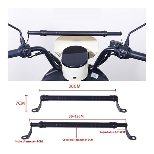 Soporte de extensión manillar multifuncional de motocicleta barra transversal 2