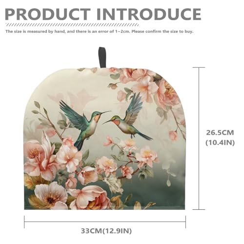 Image of Hudotybom Cute Hummingbird Tea Cozy for Teapot Insulated Large Teapot Cover to Keep Warm Tea Kettle Cover Machine Washable Coffee Pot Cloth Covers Kitchen Home Decorations for Housewife Mom