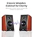 Edifier R2000DB Powered Bluetooth Bookshelf Speakers - Near-Field Studio Monitors - Optical Input - 120 Watts RMS (Wood)