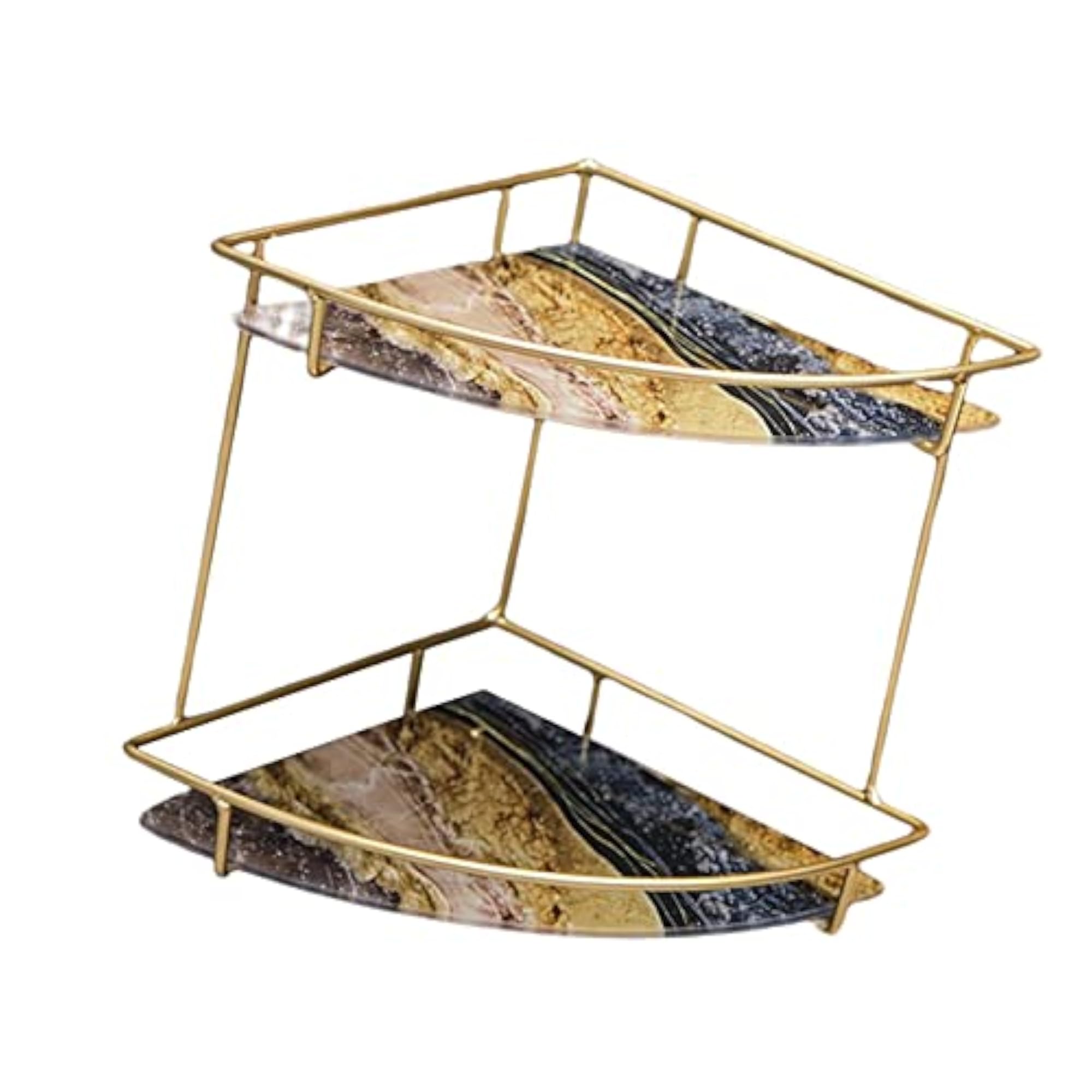 Makeup Storage Shelf Corner Countertop Organizer
