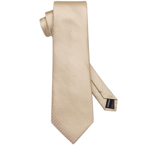 Image of Hi-Tie Men's Tie Lapel Pin Set Pocket Square Cufflinks Formal Woven Silk Tie Sets Wedding Party