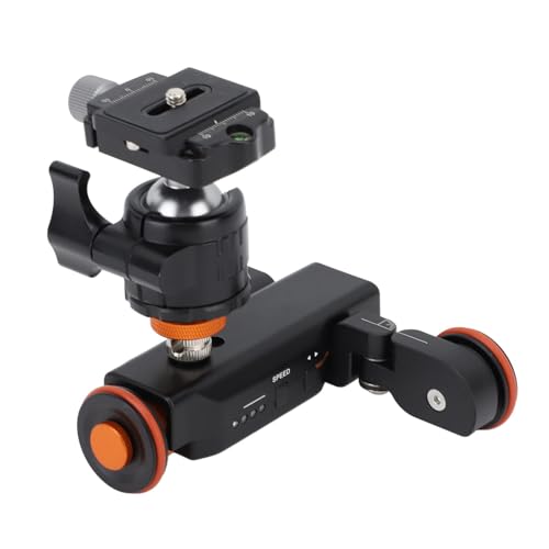 Image of Camera Dolly, 360 Degree Rotatable Highly Compatible Aluminum Electric Camera for Action Cam
