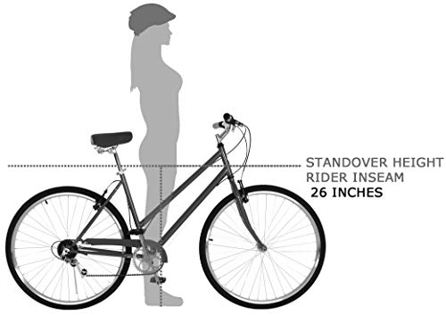 Vilano Step Through City Bike 7 Speed Hybrid Urban Retro Commuter - Thumbnail 5