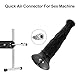 30cm Sex Machine Aufsatz,Silikon Black Pferde Dildo Maschine Mit Quick Air Connector,Sexmaschine Aufsatz Für Die Frau Männer