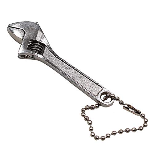 Mini Wrench Universal Adjustable Wrench Multifunction Mini Wrench Jaw Spanner Quick Metal Repair Portable Hand Tool (2.5 Inch, Silver) #TOP3