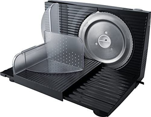 Steba Allesschneider AS100, platzsparend zusammenklappbar, Made in EU, Solinger Edelstahlmesser mit Wellenschliff… – Bild 3