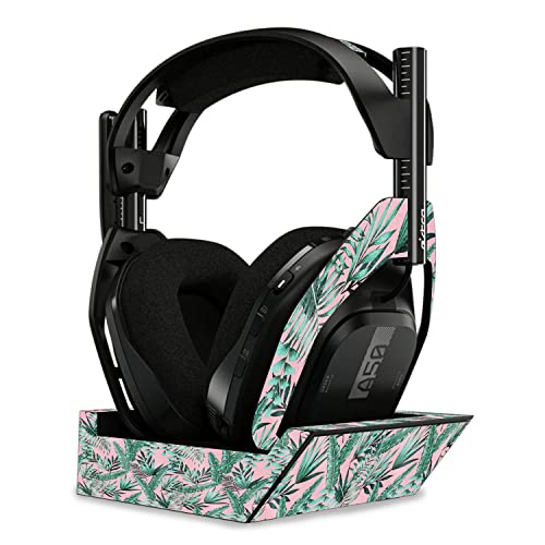 Image of MightySkins Glossy Glitter Skin Compatible with Astro A50 Wireless Headphones + Base Station (Gen 4) - Two Tone Tropical | Protective, Durable High-Gloss Glitter Finish | Easy to Apply