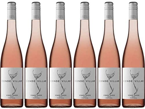 6er Vorteilspaket Vinho Verde Conde Villar Rosé 2024 | Quinta das Arkas | Rosé aus Portugal | trocken | 6 x 0,75l