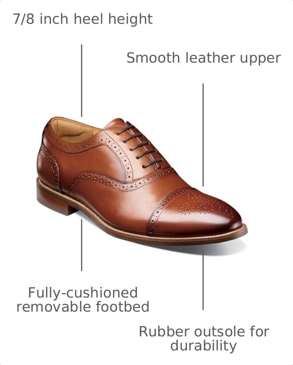 Image of Florsheim Men's, Rucci Cap Toe Oxford