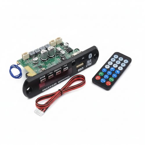 Image of TPA3116D2 AP55 100W Bluetooth Audio Amplifier Board with Remote | FM, USB, AUX, TF Card, Wireless BT 5.0 Audio Module | Support MP3 /WMA /WAV Combo