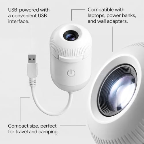 PAHALUXE 2-in-1 Galaxy Projector Night Light - Image 8