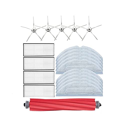 WVTVBYLKLP(売店) メインブラシサイドブラシHEPAフィルターモップ布 フィットXiaomiのために fitロボロック T7S T7Plus T7Splus S7掃除機用スペアパーツ 掃除機の部品