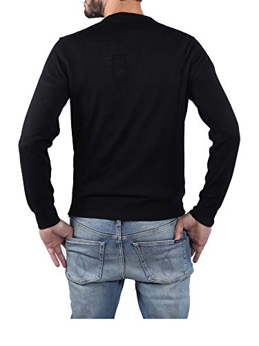 Armani Exchange Men's Merino Wool Pullover Sweater with Small Icon Logo3