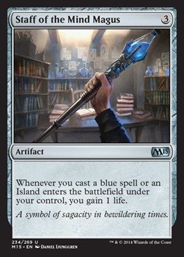mtg staff cards Amazon.com: Magic The Gathering - Staff of The Mind Magus (234/269)