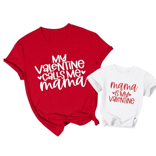 Mamá and Me Mathcing Outfits: playera para el día de San Valentín...