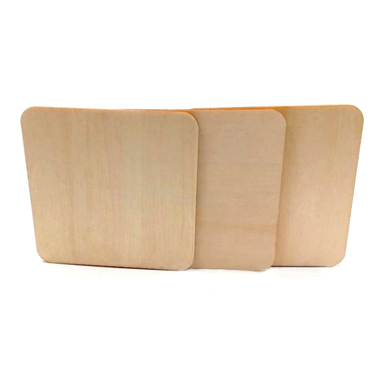 REACHYEA 50 stks Kleine Stukken Sandelhout Palissander 18 * 1 cm Lock Pixel Blok Decoratieve DIY Mini Vierkante Hout
