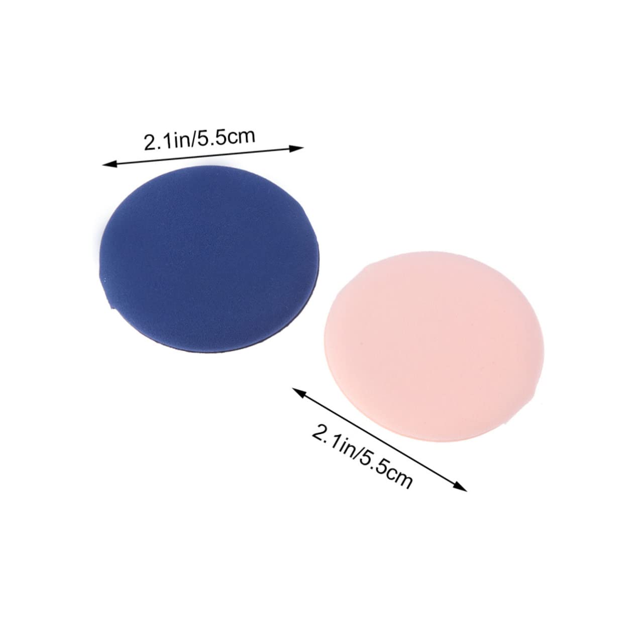 Healvian Powder Puff for Makeup Dual Use Blue and Skin Color Sponges for Cream Liquid Foundation and More Gentle Skin for Application