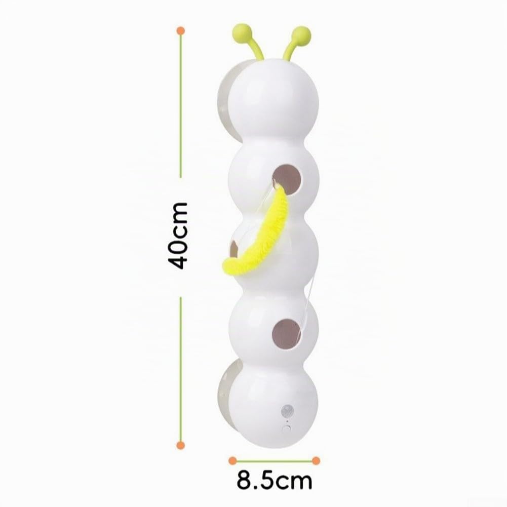 CATERPILLAR - Juguete inteligente para gatos, interactivo para gato inteligente Caterpillar, juguete interactivo para gatos de interior, juego divertido y atractivo para gatos para jugar
