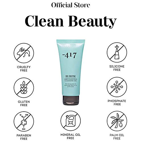 -417 Dead Sea Cosmetics Redefine Deep Purifying Cleansing Gel - Natural - Gentle Face Wash That Purifies, Cleanses & Removes Makeup #TOP2