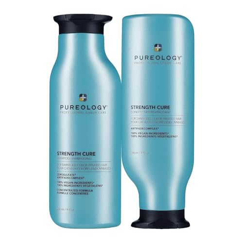 Pureology Strength Cure Strengthening Shampoo & Conditioner Set - For ...