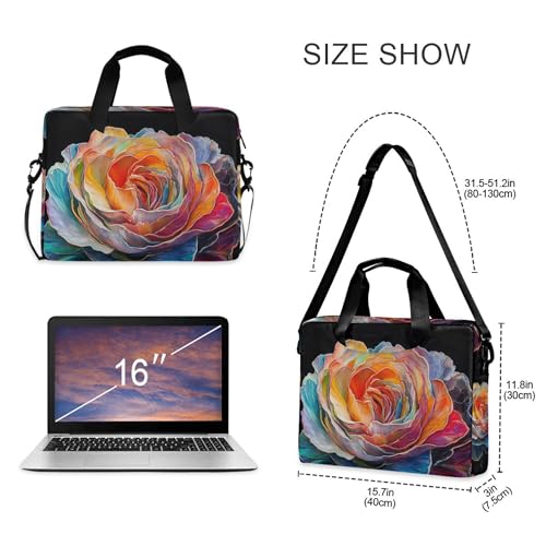 Maletín ALAZA Crystal Rainbow para laptop 13-15.6" miniatura 4