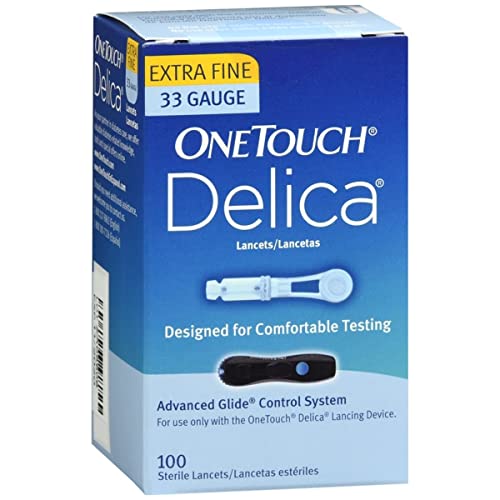 OneTouch Delica Lancets 100 Each (Pack of 3)