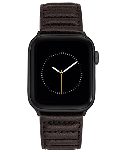 Vince Camuto Pulseira moderna para Apple Watch, segura, ajustável, serve na maioria dos pulsos, Cinza escuro