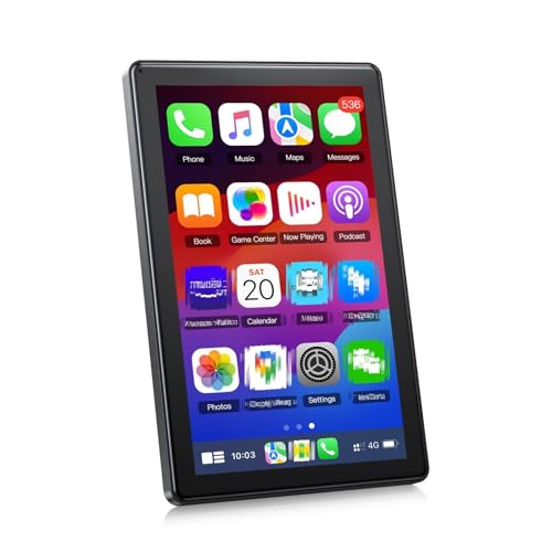Navegación GPS para Coche Pantalla inalámbrica CarPlay para Ford con Pantalla Android de 7 Pulgadas, navegación GPS y Control por Voz